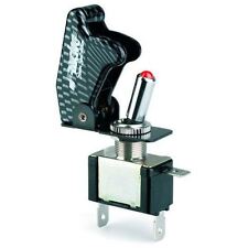 INTERRUPTEUR AVIATION A CAPOT + LED! SUPERBE QUALITE  ET LOOK! MATERIEL DE PRO