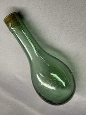 BOUTEILLE EN VERRE SOUFFLÉ DU XVIII /XIX eme SIÈCLE , ART POPULAIRE