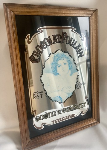 Miroir publicitaire chocolat - miroir, "chocolat