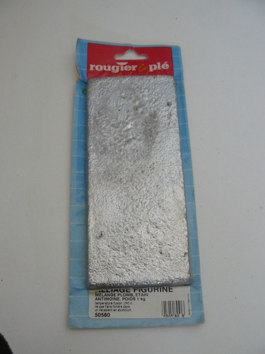 Alliage pour figurines plomb - pour, (plomb