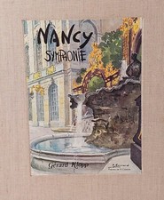 NANCY SYMPHONIE Marcel Cordier  Marcel Euvrard Livre coffret 24 lithographies of