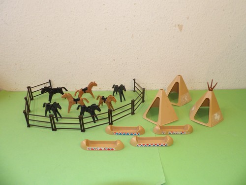 Playmobil chevaux occidentaux