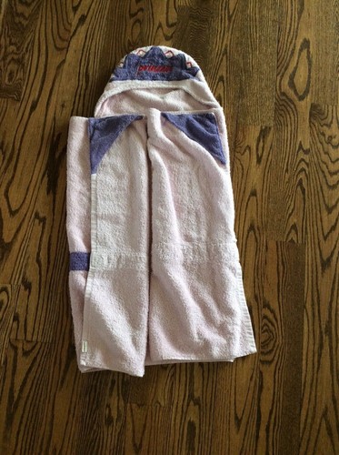 Princess hoodie bath towels - princess,
