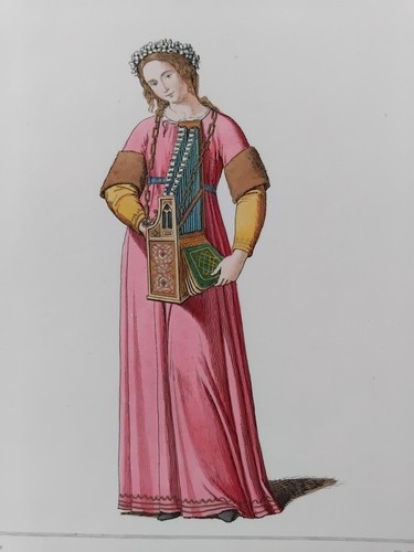 Jeune fille italie xive - italie,