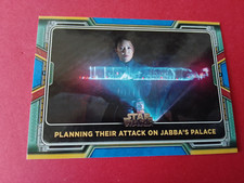 Star Wars Topps The Book Of Boba Fett blue parallel Planning their carte N°55