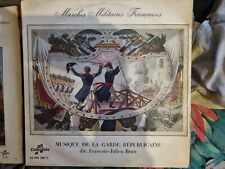 Vinyle 33t "Marches militaires françaises : musiques de la garde républicaine"