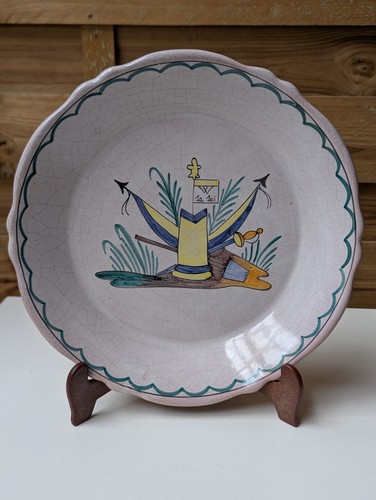 Ancienne assiette - ancienne,