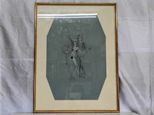 Leonor fini couple blue - couple,