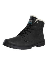 Palladium Pour des hommes Bottes de pluie en cuir à revers SP20, Noir