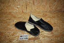 BABOUCHES NOIRES en Cuir - CHAUSSONS Confort - 100% Artisanal - Homme / Femme
