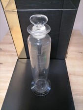 Éprouvette Ancienne  VERRE DOSEUR  Graduée 1litre PHARMACIE