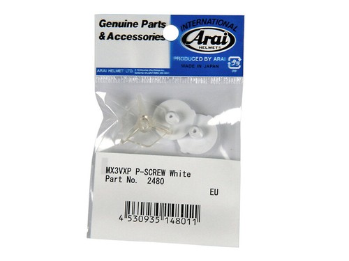 Kit vis visière arai blanc - kit,