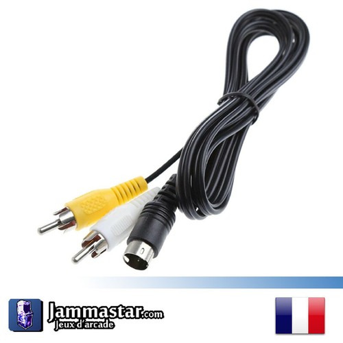 Câble vidéo rca sega mega - vidéo,
