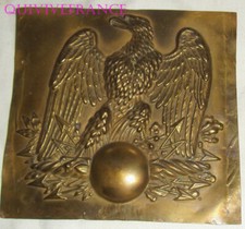 CU3000 - CUIVRERIE PLAQUE DE SHAKO AIGLE SECOND EMPIRE