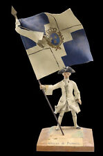 Porte-étendard 68ème MILICES DE FRANCE Bernard VANOT 1950  / soldier  soldat