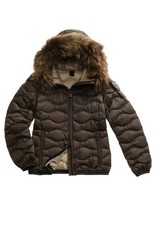 Doudoune Femme Blauer Avec Capuche Et Fourrure 25WBLDC03096 365EI Marron