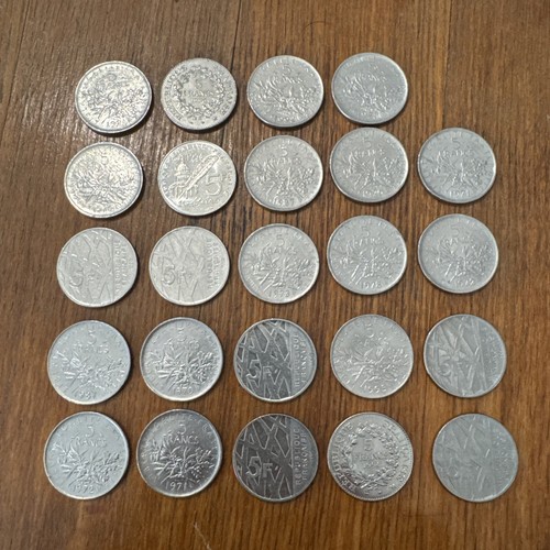 Lot pièces françaises - de,
