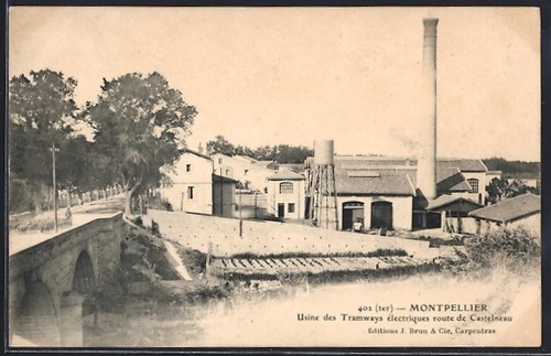 Cpa montpellier usine des - montpellier,,