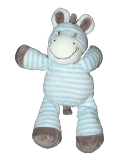 Doudou ane cheval - ane, bleu
