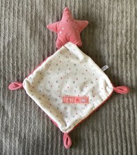 Doudou Étoile de mer rose blanc jolie bateau Mots d’enfants