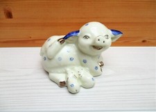 Ancienne tirelire Cochon en porcelaine