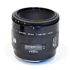 MINOLTA AF MACRO 1 :2,8 50 mm + CAPS+FILTRE MINT BON ETAT