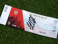 Place Ticket asm AS MONACO FC Montpellier mhsc 15/16 signé FABINHO ultra foot