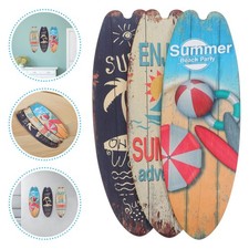 3 Pcs Panneau De Surf En Bois