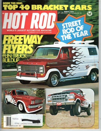 Hot rod magazine march - magazine, ~