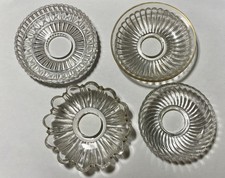 4 Bobèches Anciennes  en