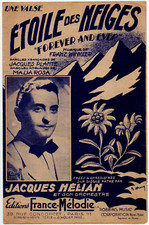 Partition cht gt acc 1947 - Etoile des Neiges, valse de M. ROSA et Franz WINKLER