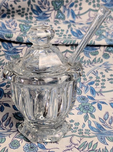 Sucrier cuillère en cristal - en,