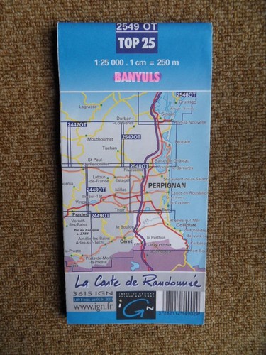 526 carte ign top - 526-,