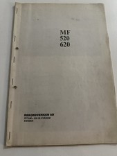 Catalogue Massey Ferguson 520 620 – Pièces détachées moissonneuse – 1979