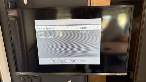 Téléviseur satellite pour