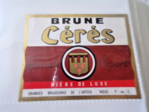 Etiquette ancienne biere - ,
