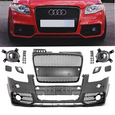 Audi A4 B7 Pare-choc avant Single Frame Grille Anti-brouillard + Accessoires RS4