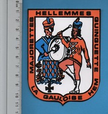 ❤ MAJORETTES LA GAULOISE - MAJORETTE TWIRLING - AUTOCOLLANT VINTAGE ❤