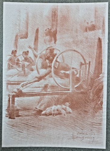 Lithographie originale 1904