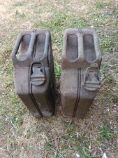 Deux Jerrican 20 L Reservoir Métallique 