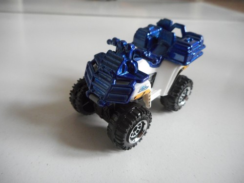 Matchbox quad bleu blanc - matchbox, bleu/blanc