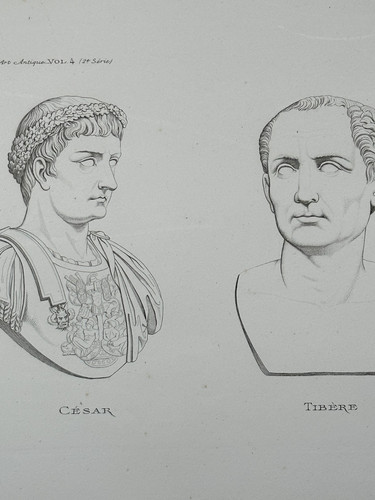 Gravure xixème antiquité - xixème,