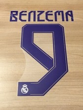 Flocage officiel ADULTE BENZEMA N°9 21-22 HOME REAL MADRID vendeur pro