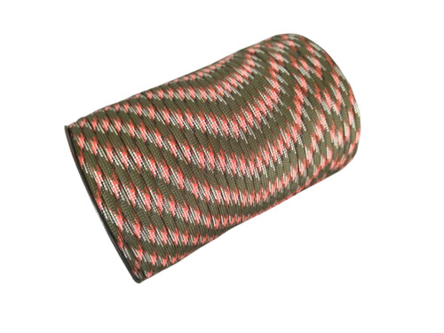 Paracorde camo kaki - camo, 100m