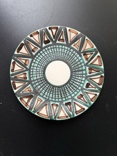 ROBERT PICAULT VALLAURIS  Petite assiette soucoupe Signée “R+P”