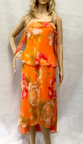 Flores 100 silk - silk, skirt