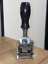 Ancien Tampon Dateur Encreurs Vintage 