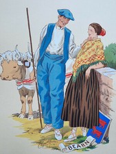 BEARN Costumes GRAVURE Naudy