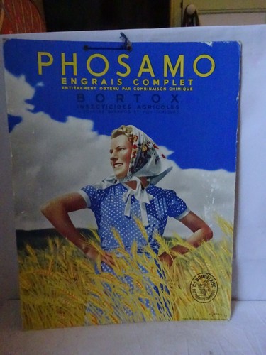 Publicite sur carton phosamo - sur,