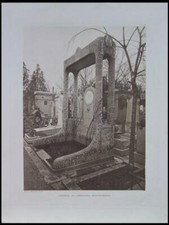 PARIS, CIMETIERE MONTPARNASSE, TOMBEAU PAUL WALLON - 1911- PLANCHE